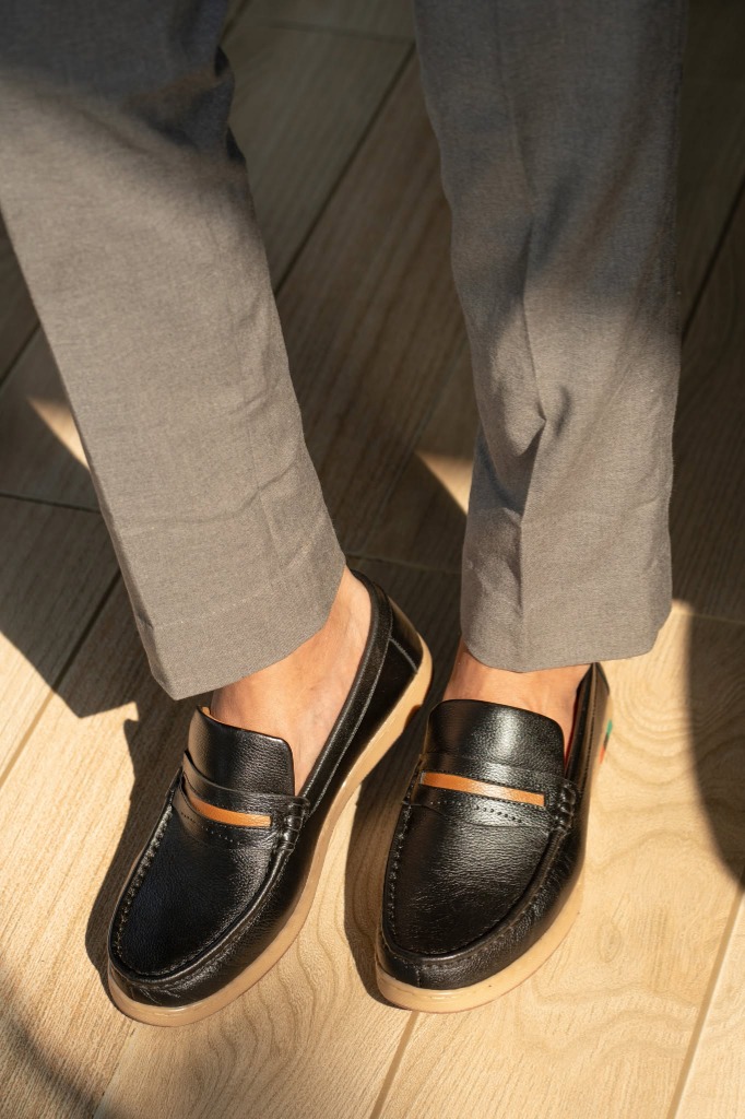 Black Loafer Close-up